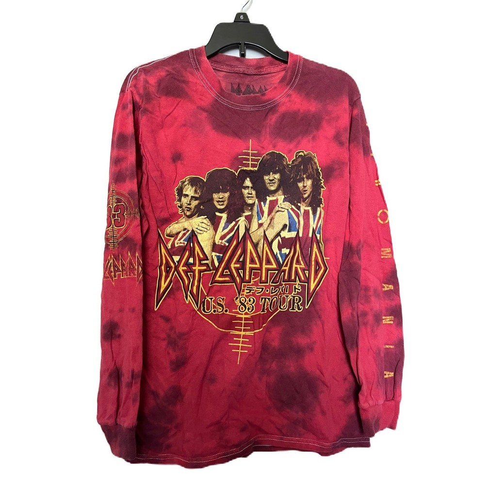 Def Leppard ‘83 tour long sleeved tee‎ size S